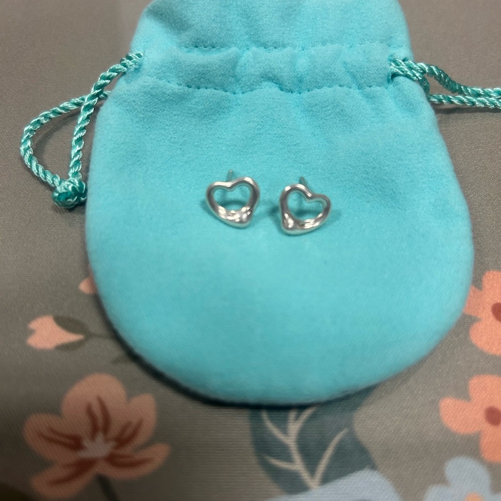 Tiffany & Co. Silver Heart Earrings